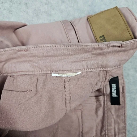 Mavi (Men's 36) Pink Twill Chino Shorts Dusty Rose Mauve Casual Preppy 9' Inseam - Picture 3 of 6